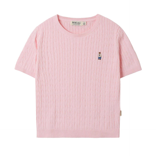 WHOAU SHORT-SLEEVE SWEATER 05