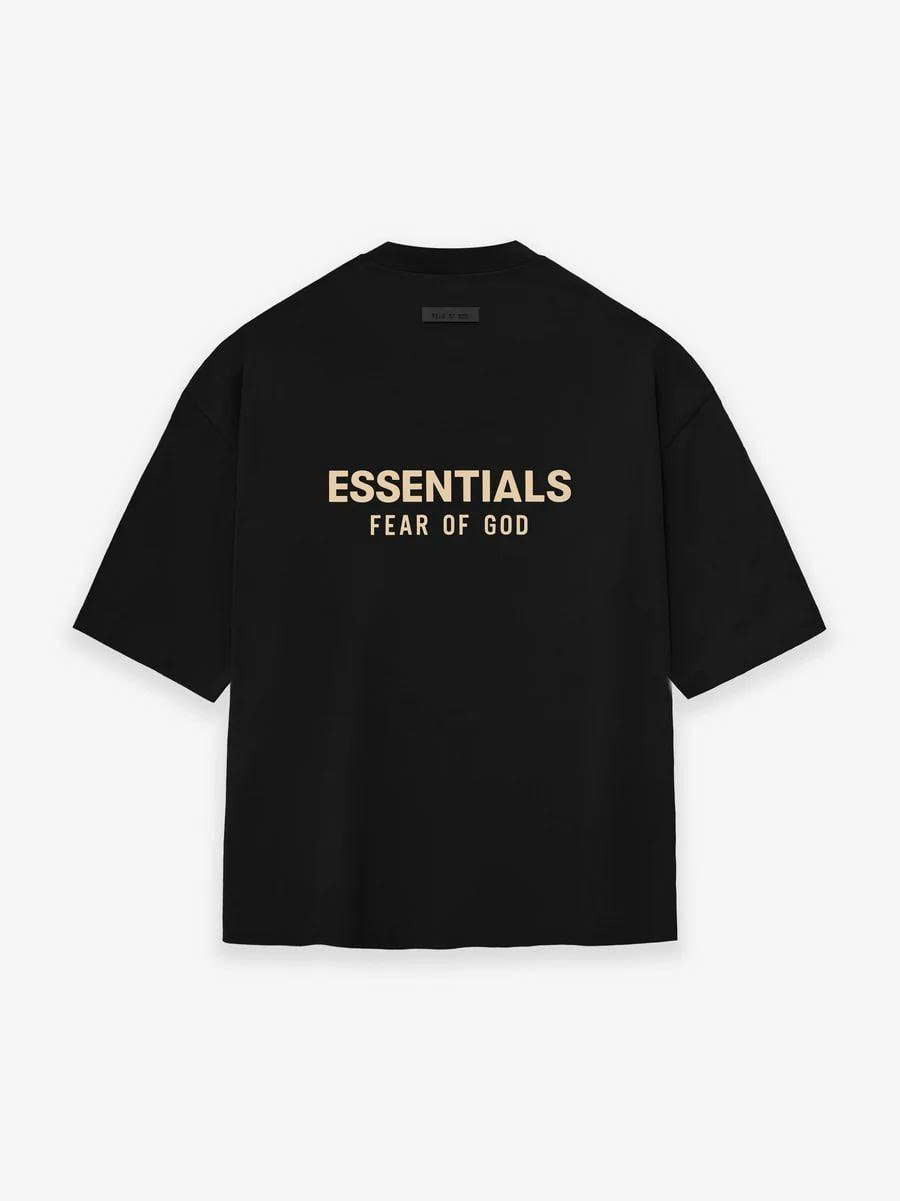 FOG ESSENTIALS T-SHIRT 27 (JET BLACK V - NECK)