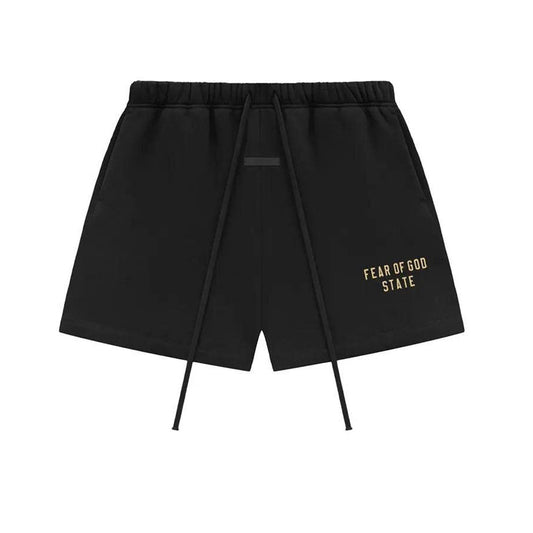 FOG ESSENTIALS SHORT 21 (FLEECE SOCCER BLACK)