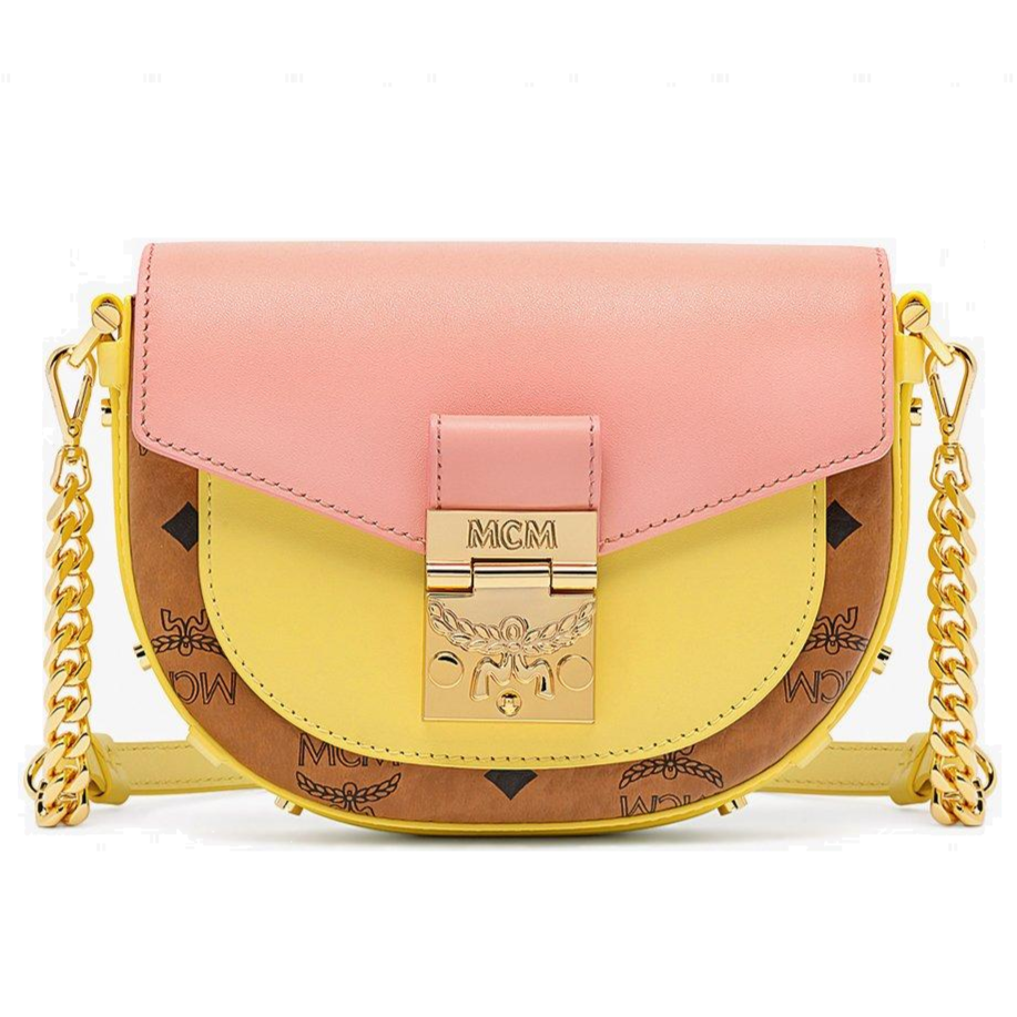 MCM
バックパック
リュック　ビジュー付き MCM DIAMOND - Cross body bag - cognac - Zalando.ie