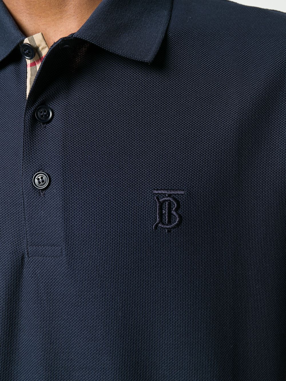 Navy blue clearance burberry polo