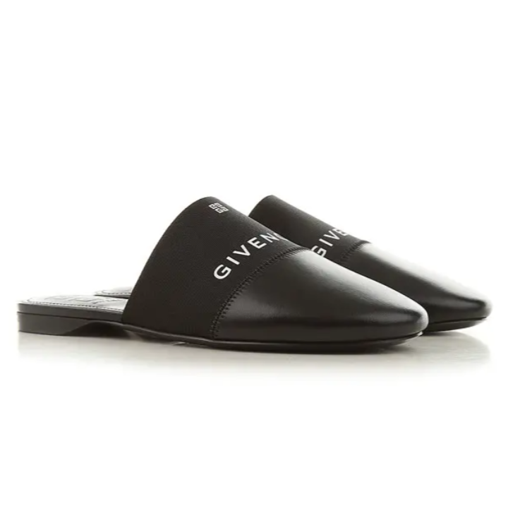 GIVENCHY MULE PARIS FLAT IN LEATHER
