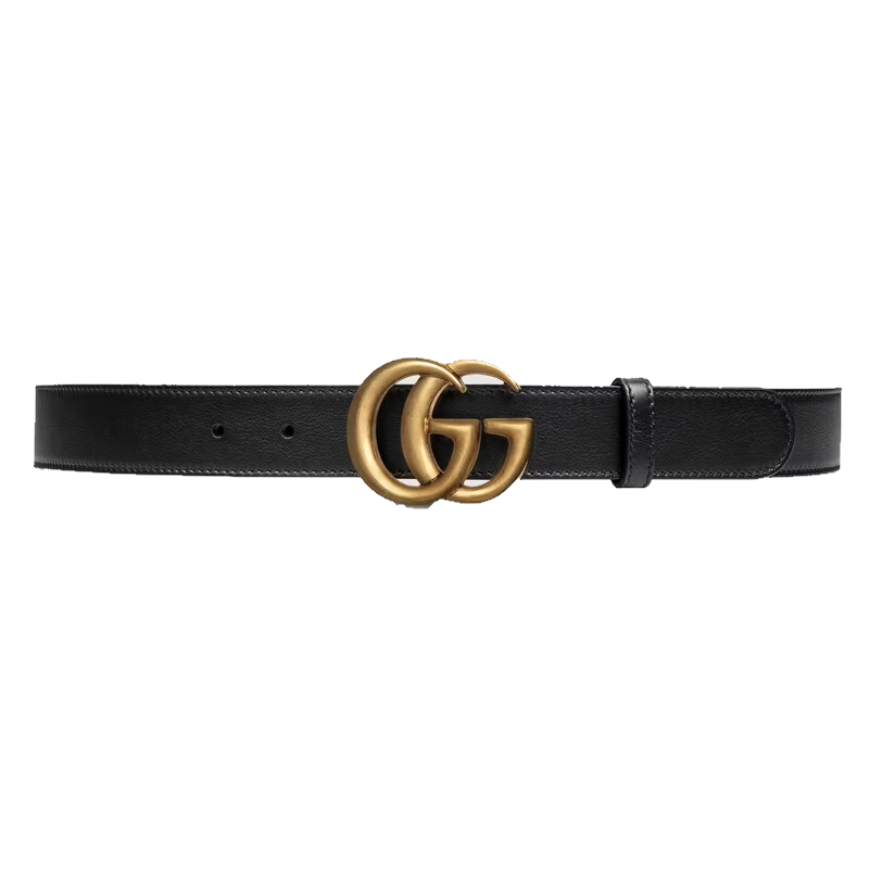 GUCCI BELT LEATHER WITH DOUBLE G BUCKLE ( 3CM) – ETEFT AUTHENTIC