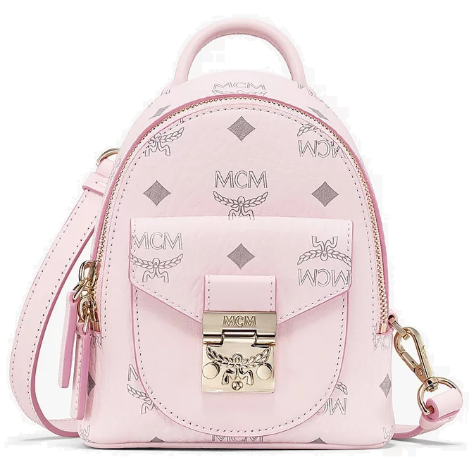 MCM BACKPACK NANO PINK ETEFT AUTHENTIC