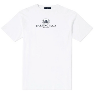 BALENCIAGA BB EMBROIDERED JERSEY TSHIRT  TheLuxeLend