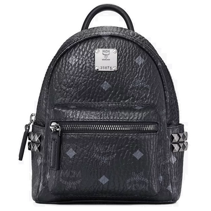 MCM BACKPACK X-MINI BLACK STARK BEBE BOO SIDE STUDS