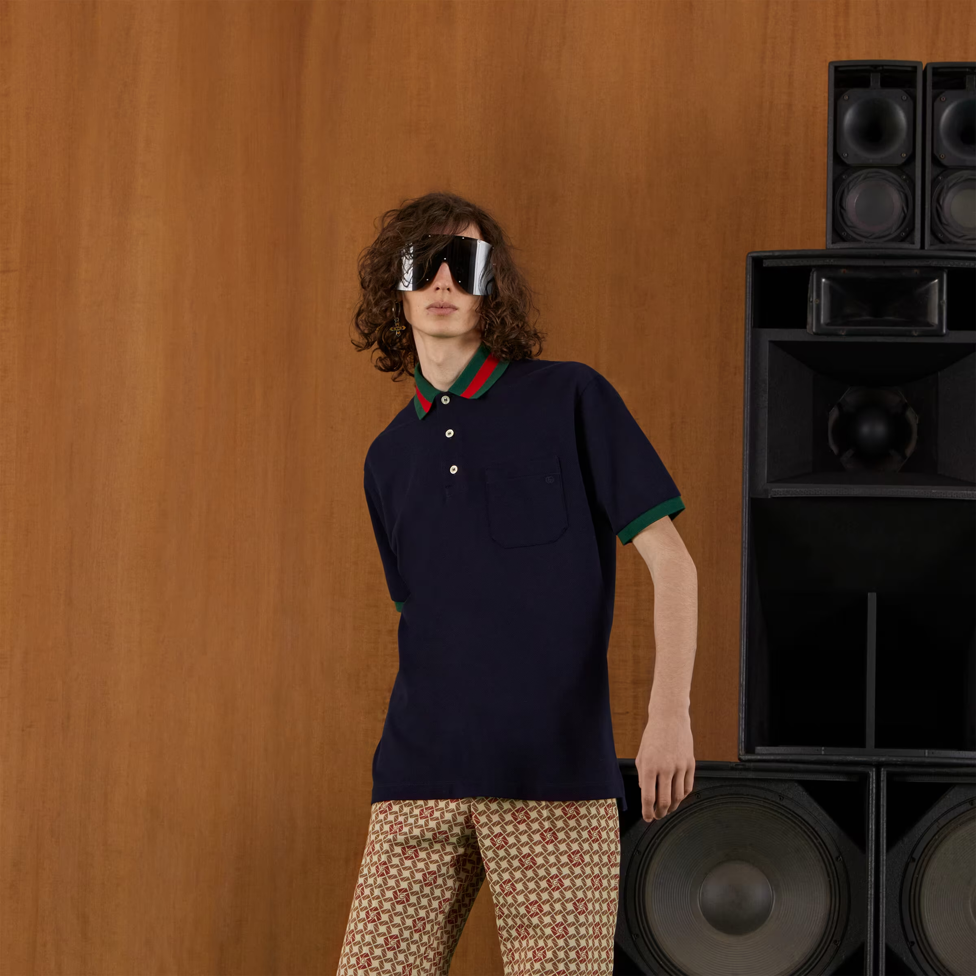 GUCCI POLO 25 (NAVY) - Main Image