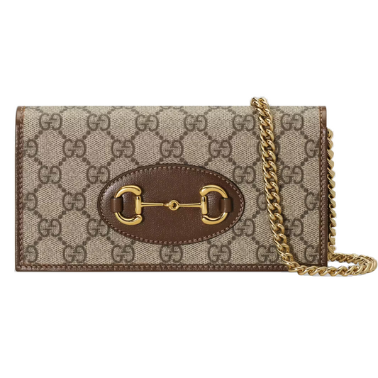 GUCCI BAG HORSEBIT 1955 WALLET WITH CHAIN