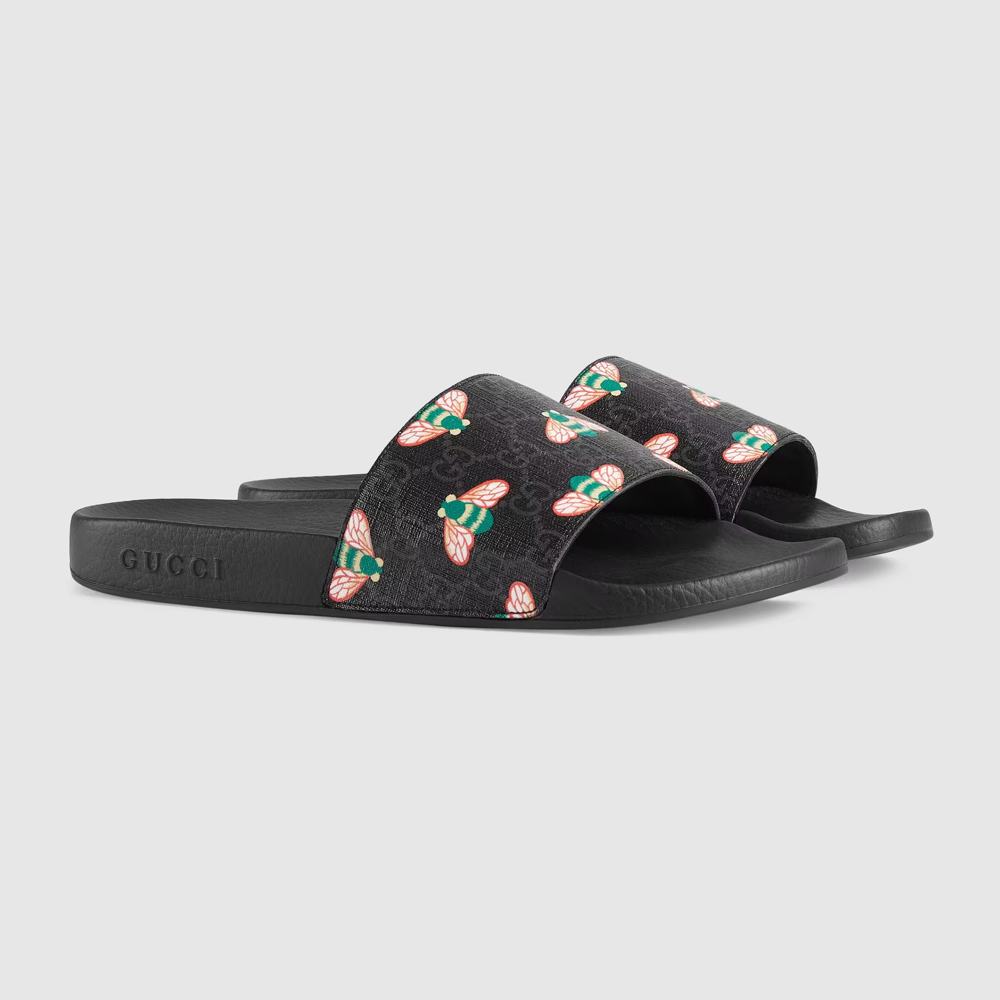 Gucci strawberry top slide sandal