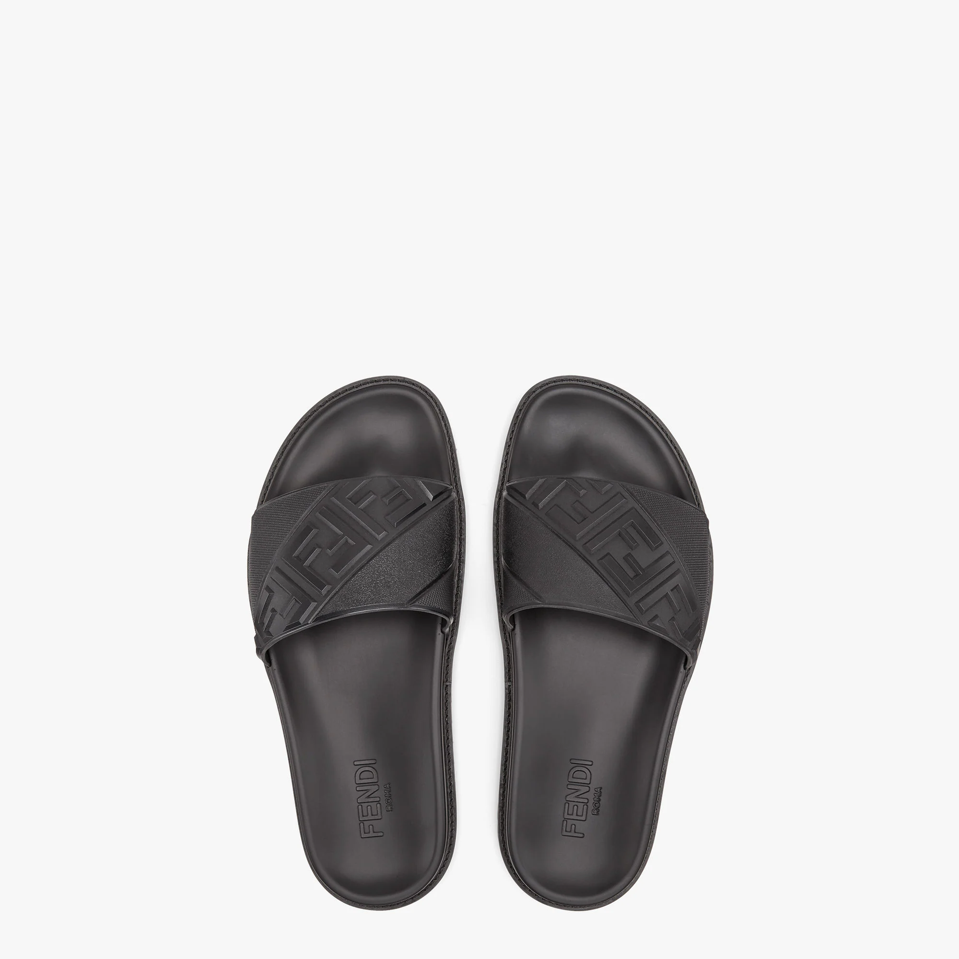 Fendi black slides shop
