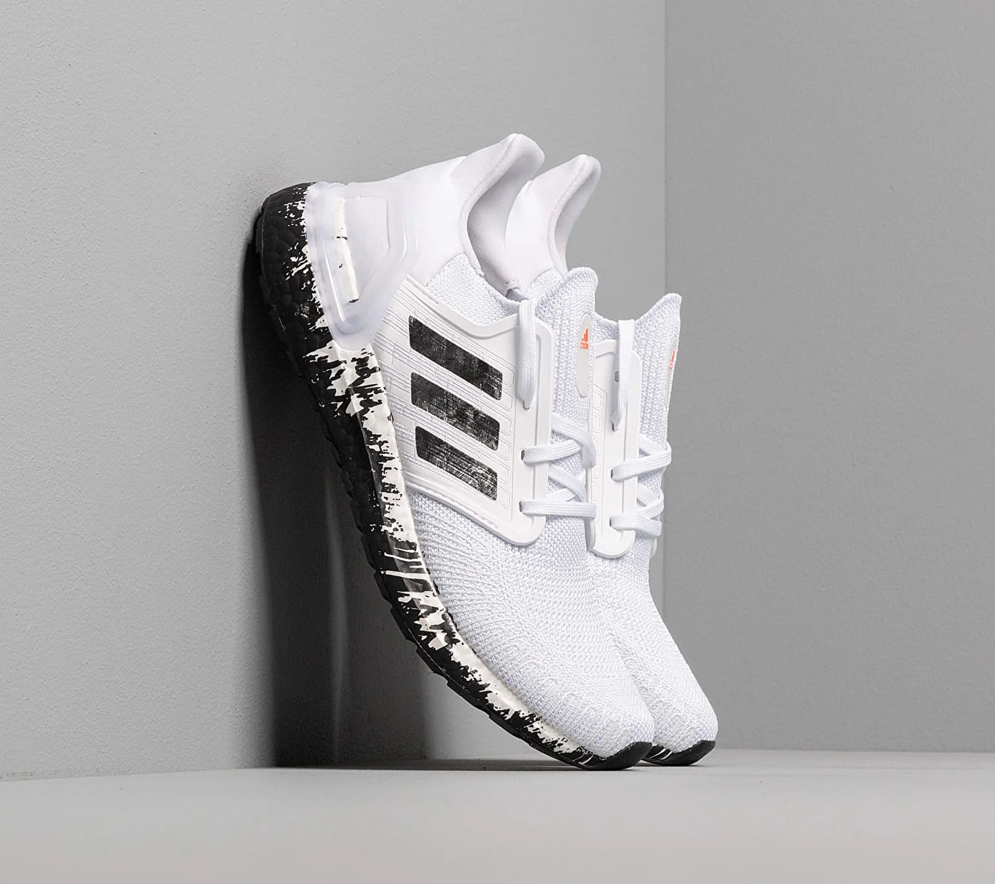 ADIDAS ULTRA BOOST 20 CLOUD WHITE CORE BLACK W ETEFT AUTHENTIC