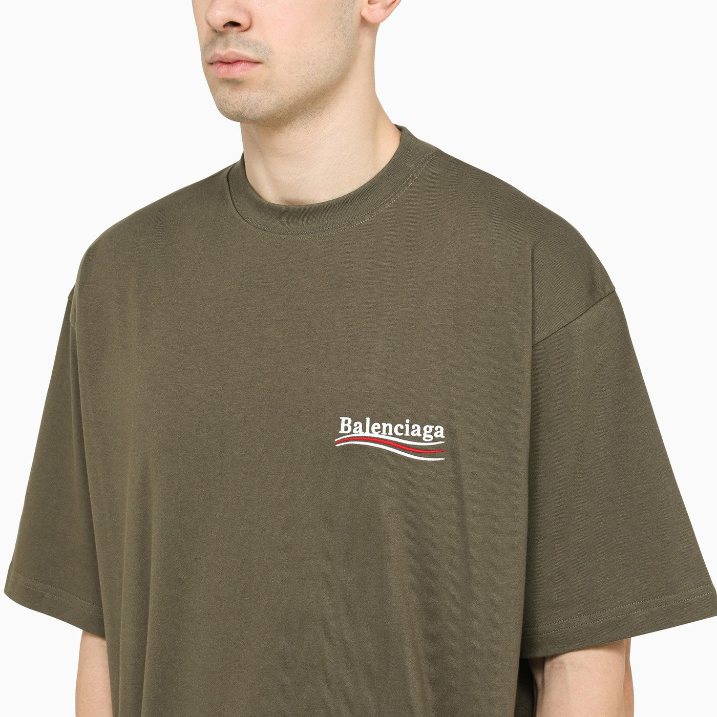 BALENCIAGA  New York sloganprint cottonjersey Tshirt  Selfridgescom