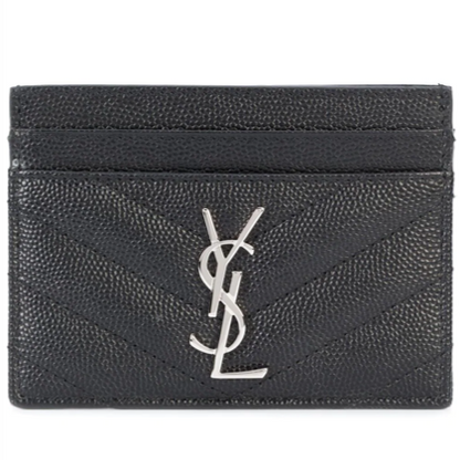 SAINT LAURENT CARD HOLDER 03 (SLIVER)