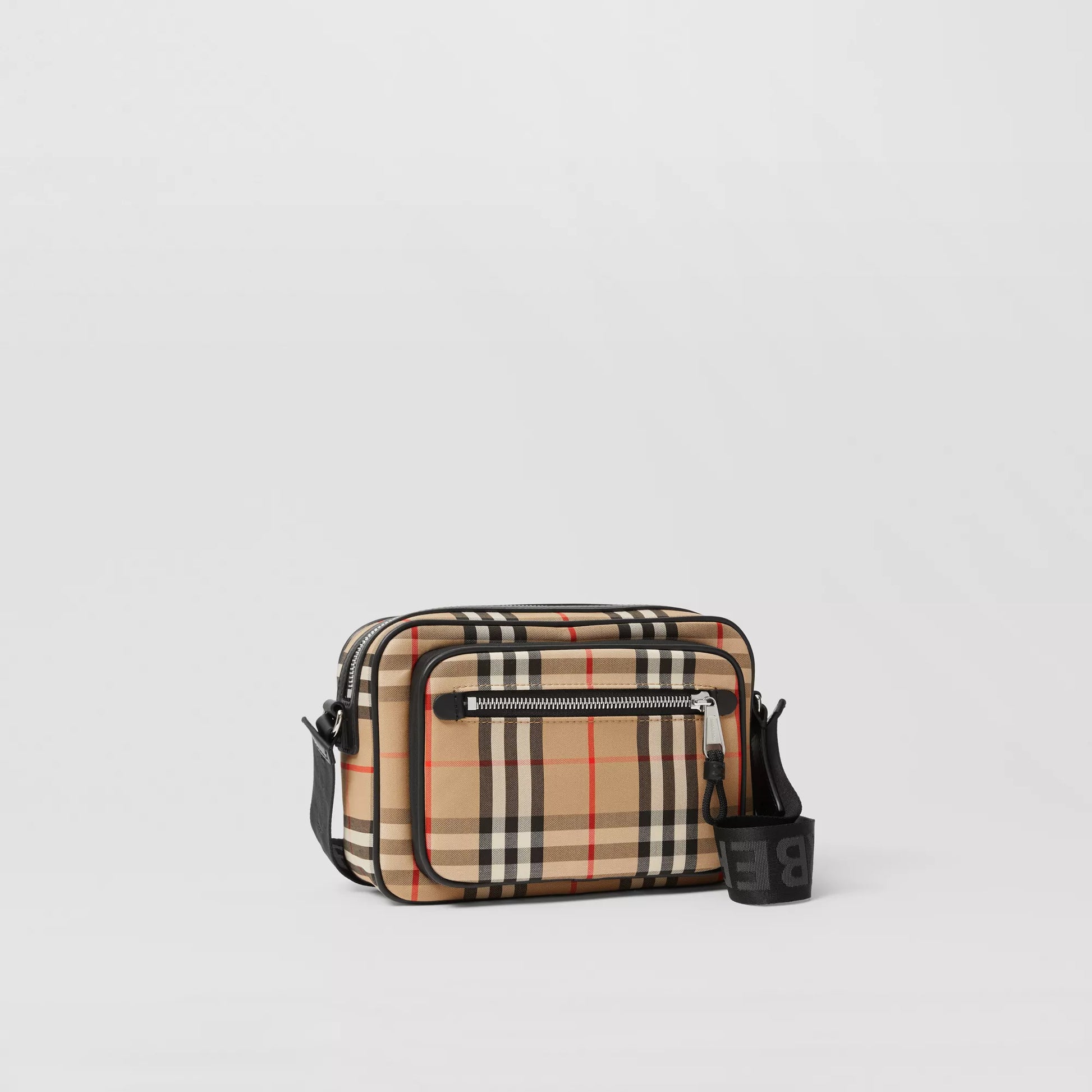 Vintage check and discount leather crossbody bag