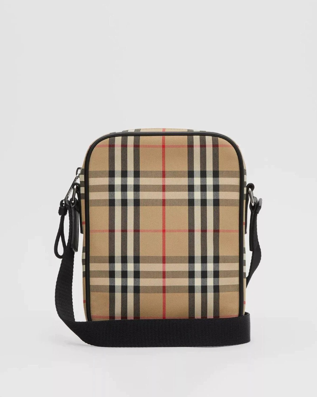 BURBERRY BAG VINTAGE CHECK MESSENGER ETEFT AUTHENTIC