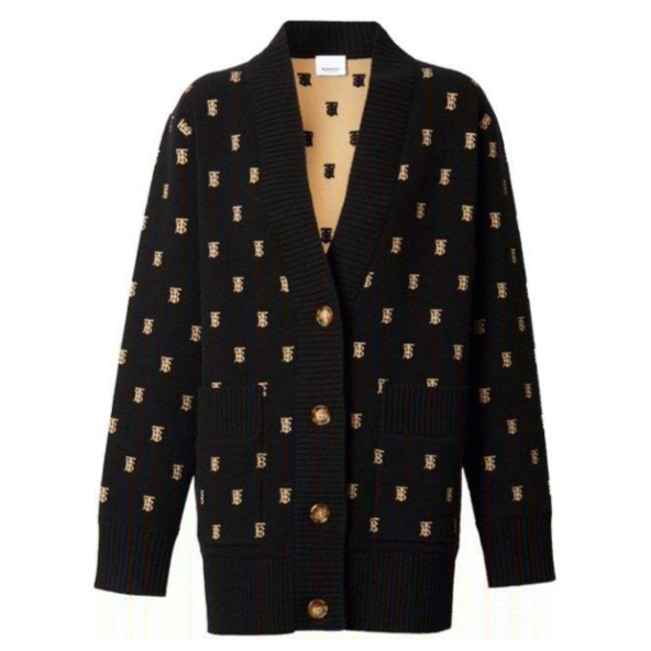 Burberry cardigan deals
