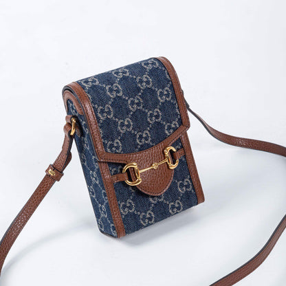 GUCCI BAG HORSEBIT 1955 MINI PHONE HOLDER