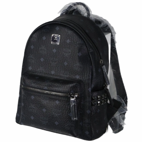 Mcm small sales black backpack