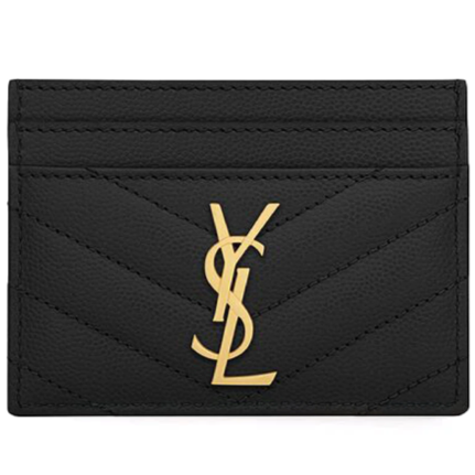 SAINT LAURENT CARD HOLDER 01 (GOLD)