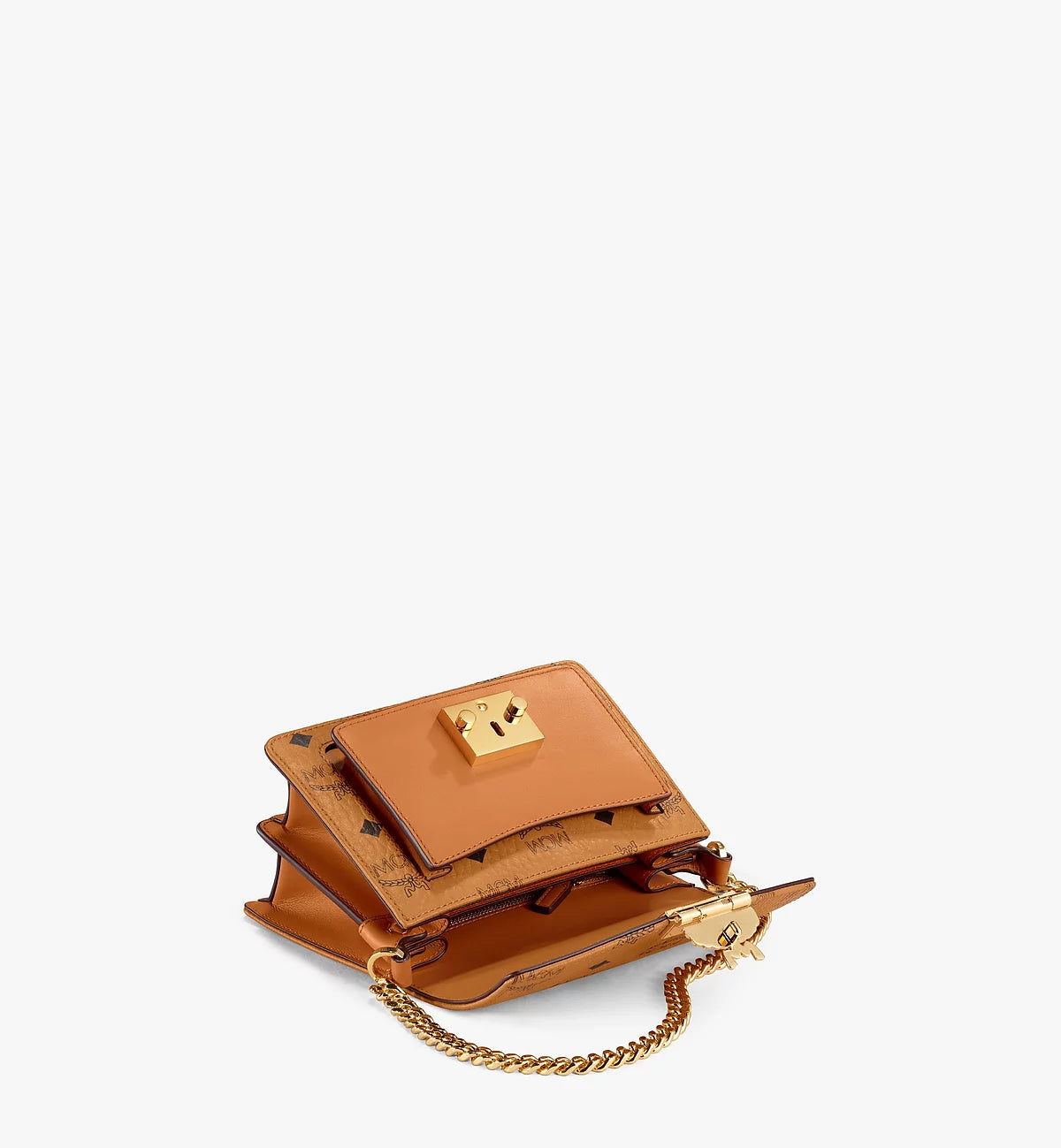 MCM BAG PATRICIA CROSSBODY VISETOS COGNAC MWRAAPA03CO001