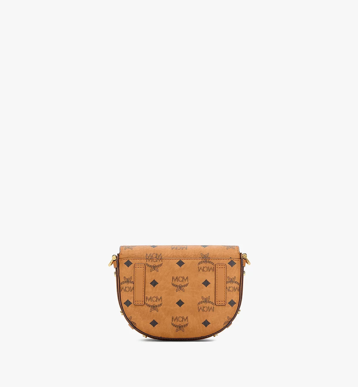 Mini Tracy Shoulder Bag in Visetos Cognac