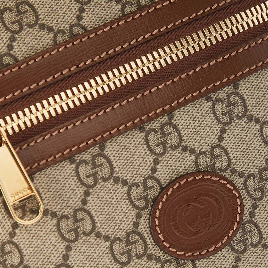 Gucci GG Canvas Dark Brown Shoulder Bag - Get Your Designer Bag