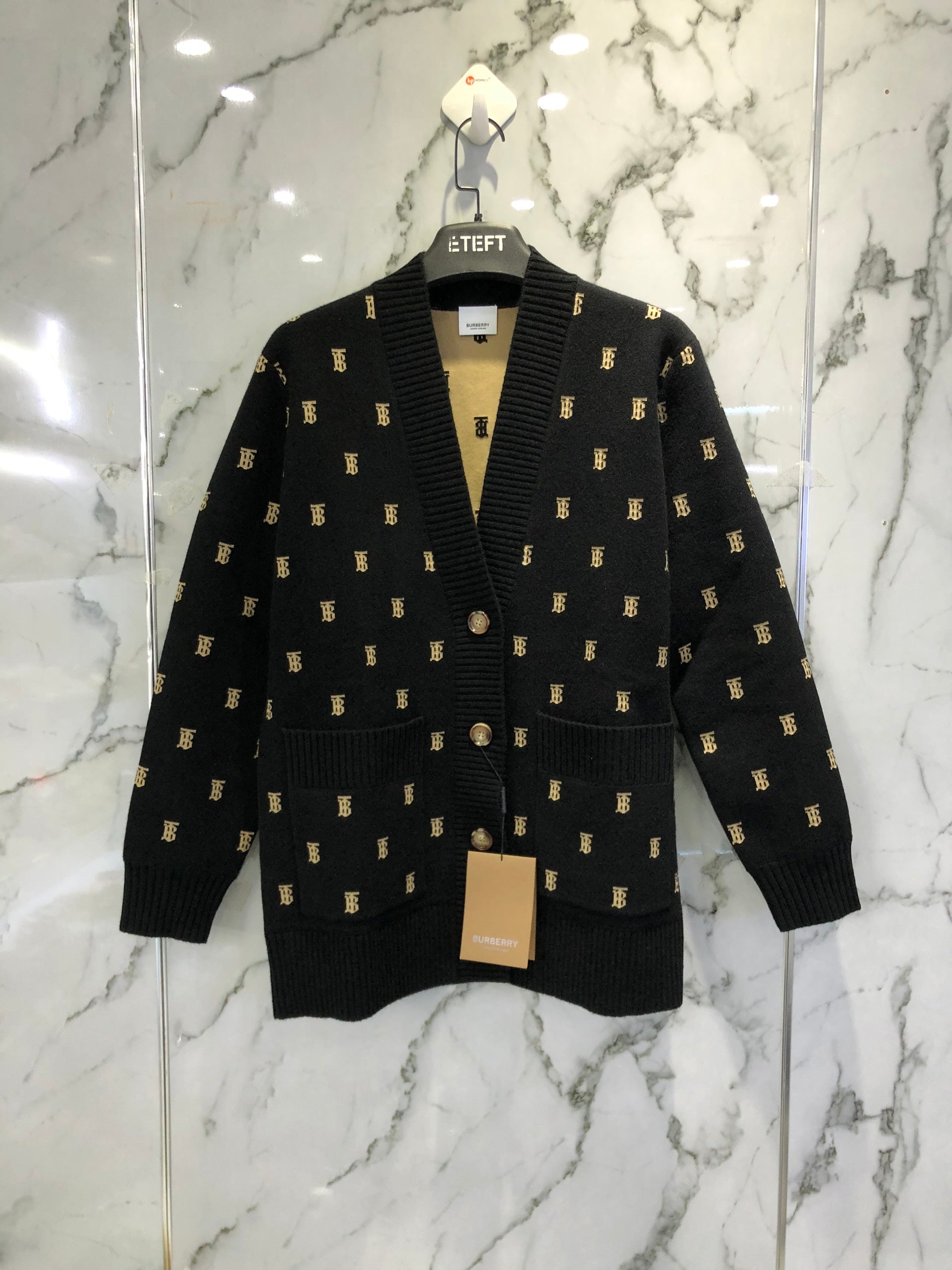 BURBERRY CARDIGAN ETEFT AUTHENTIC