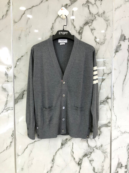 THOM BROWNE CARDIGAN 02 (GREY)