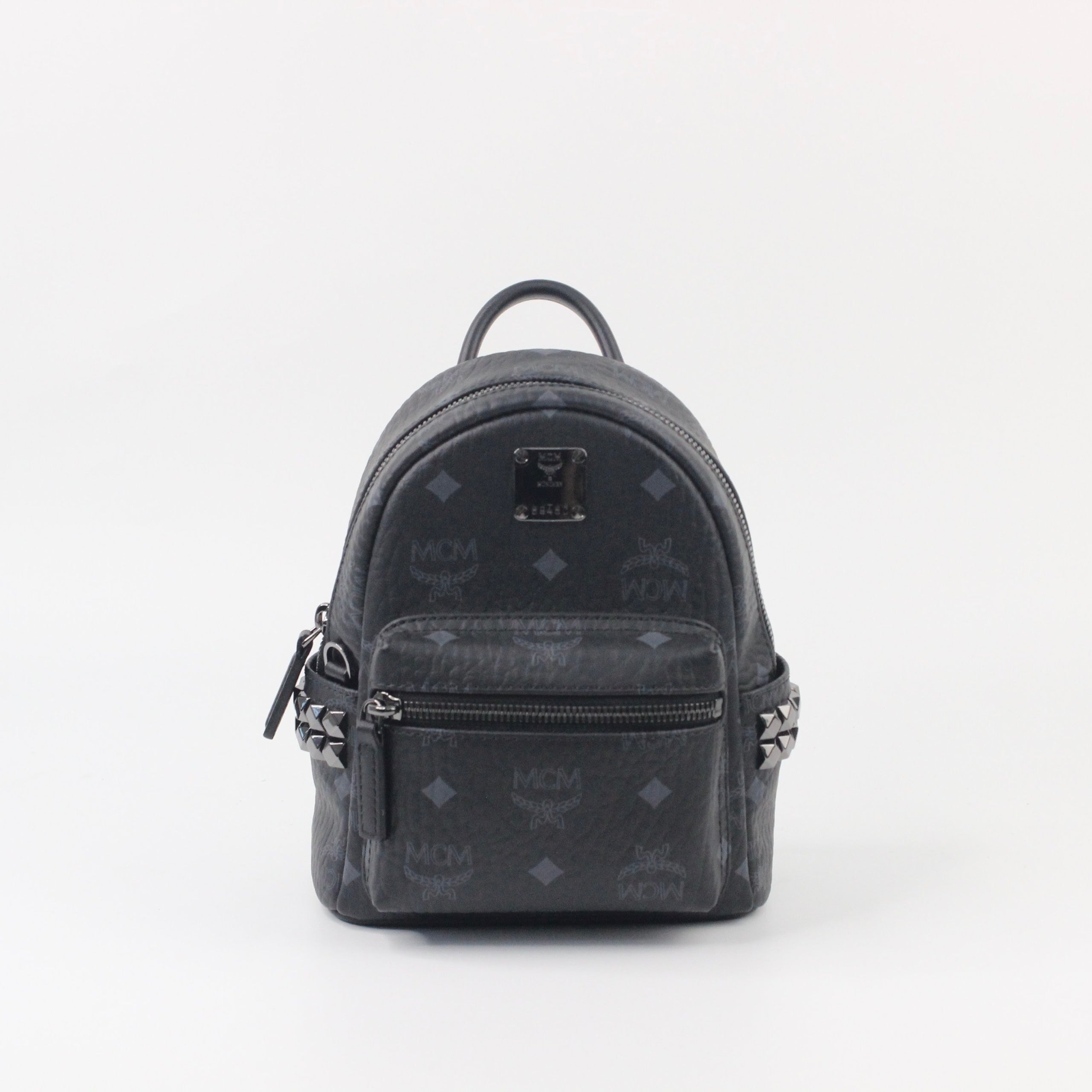 Black 2024 mcm backpack