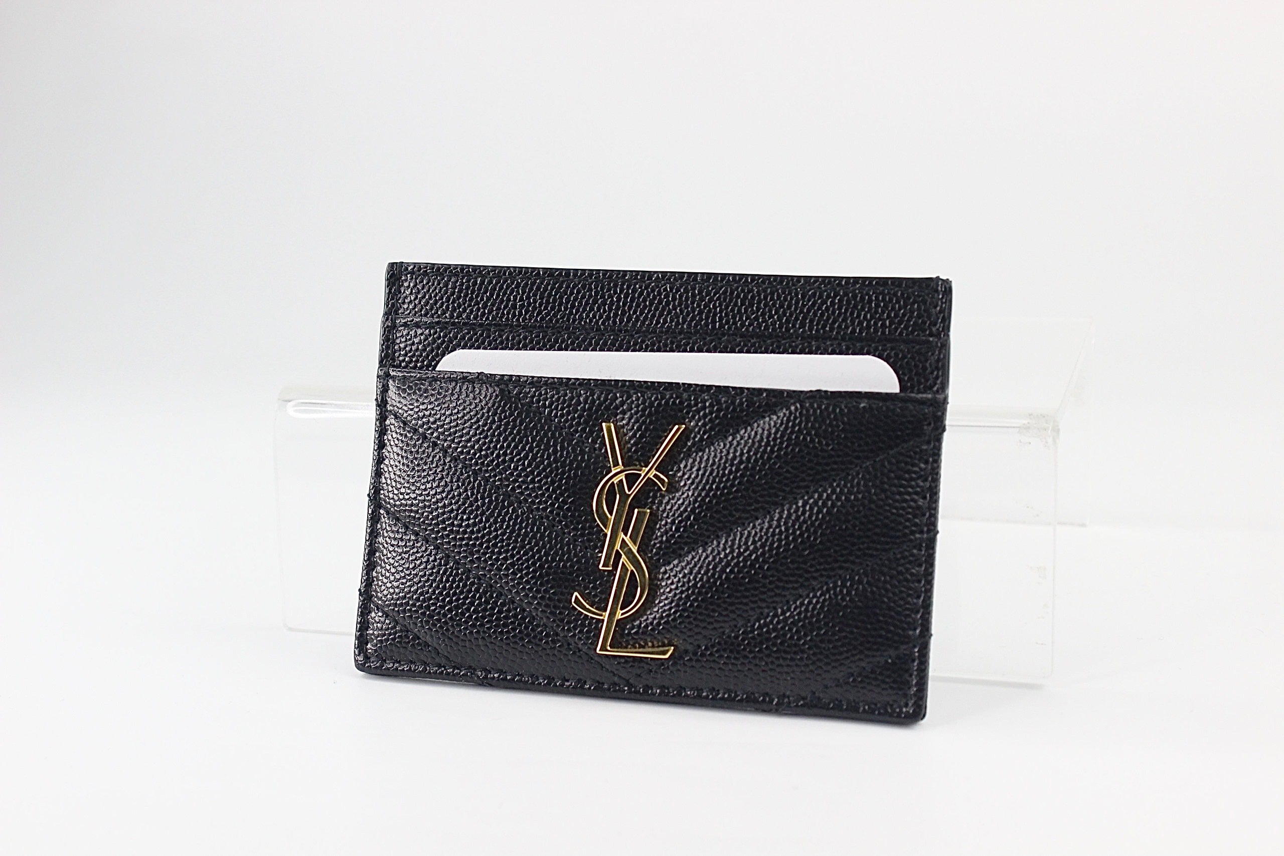 Saint laurent monogram discount cardholder